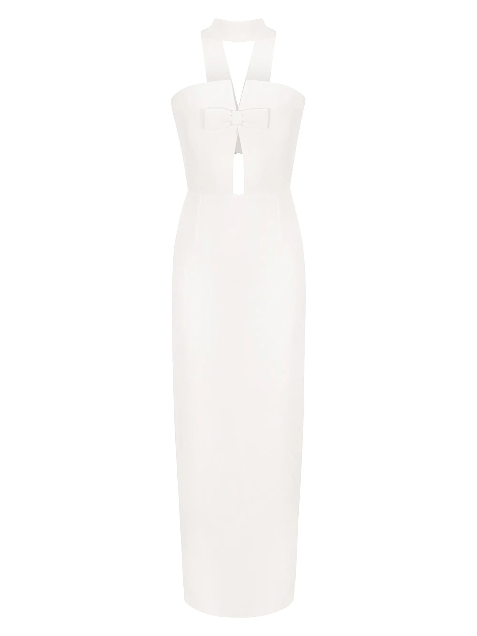 Holly Bow Midi-Dress | Saks Fifth Avenue