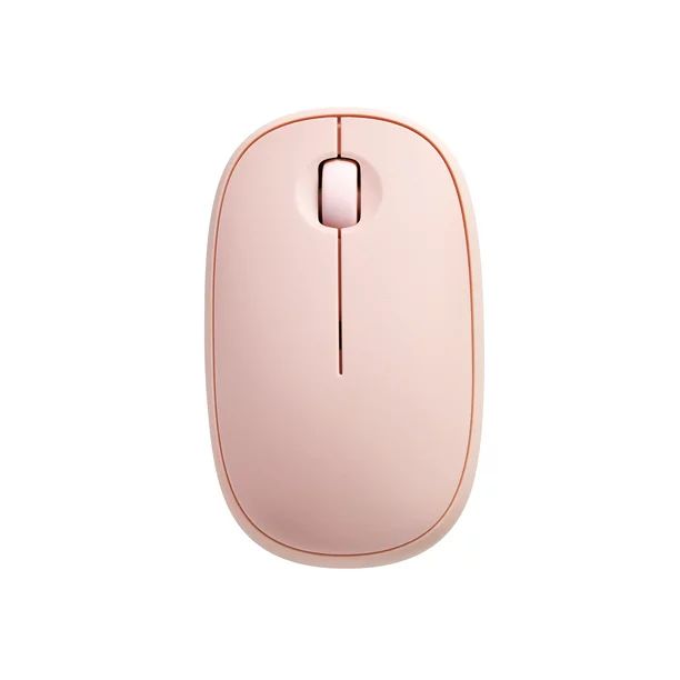 onn. Slim Wireless 3-Button Computer Mouse, Bluetooth and Nano receiver, 1600 DPI, Pink - Walmart... | Walmart (US)