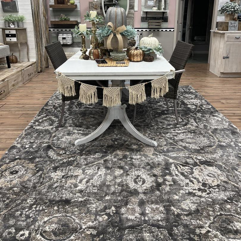 Georgiana Charcoal Area Rug | Boutique Rugs