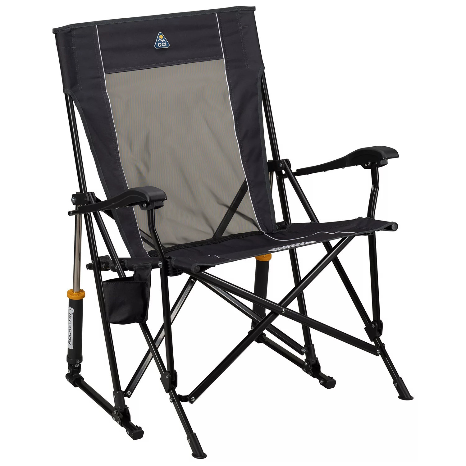 GCI Outdoor RoadTrip Rocker XL Portable Folding Camp Chair:- Dark Charcoal | Sam's Club