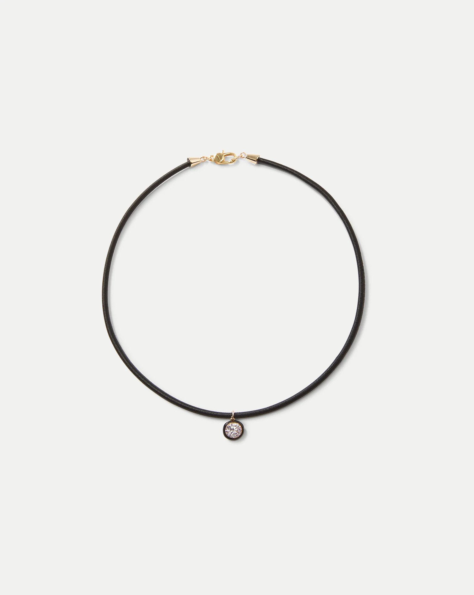 Veronica Beard Black Cord Pendant Necklace Black | Veronica Beard