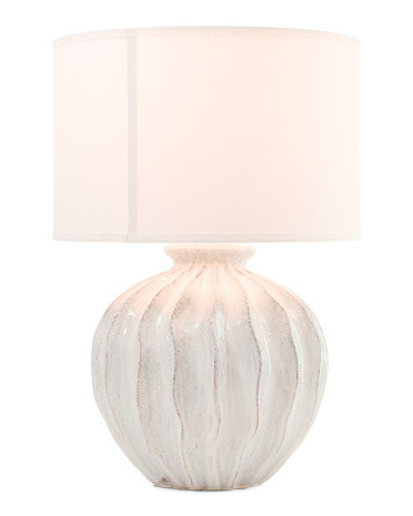 16x25 Textured Pot Table Lamp | Bedroom | Marshalls | Marshalls
