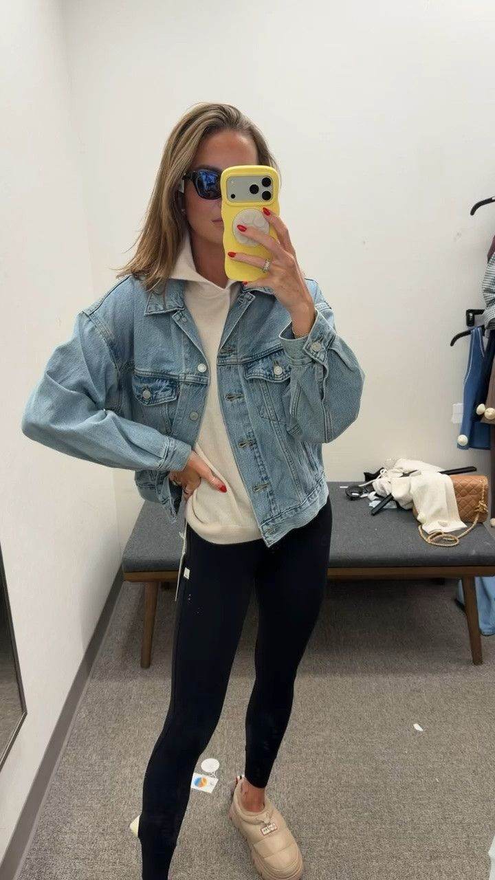 so many great finds at the Nsale!! this @levi jean jacket will be a staple to tradition into fall!

#LTKootd #LTKSaleAlert #LTKSeasonal