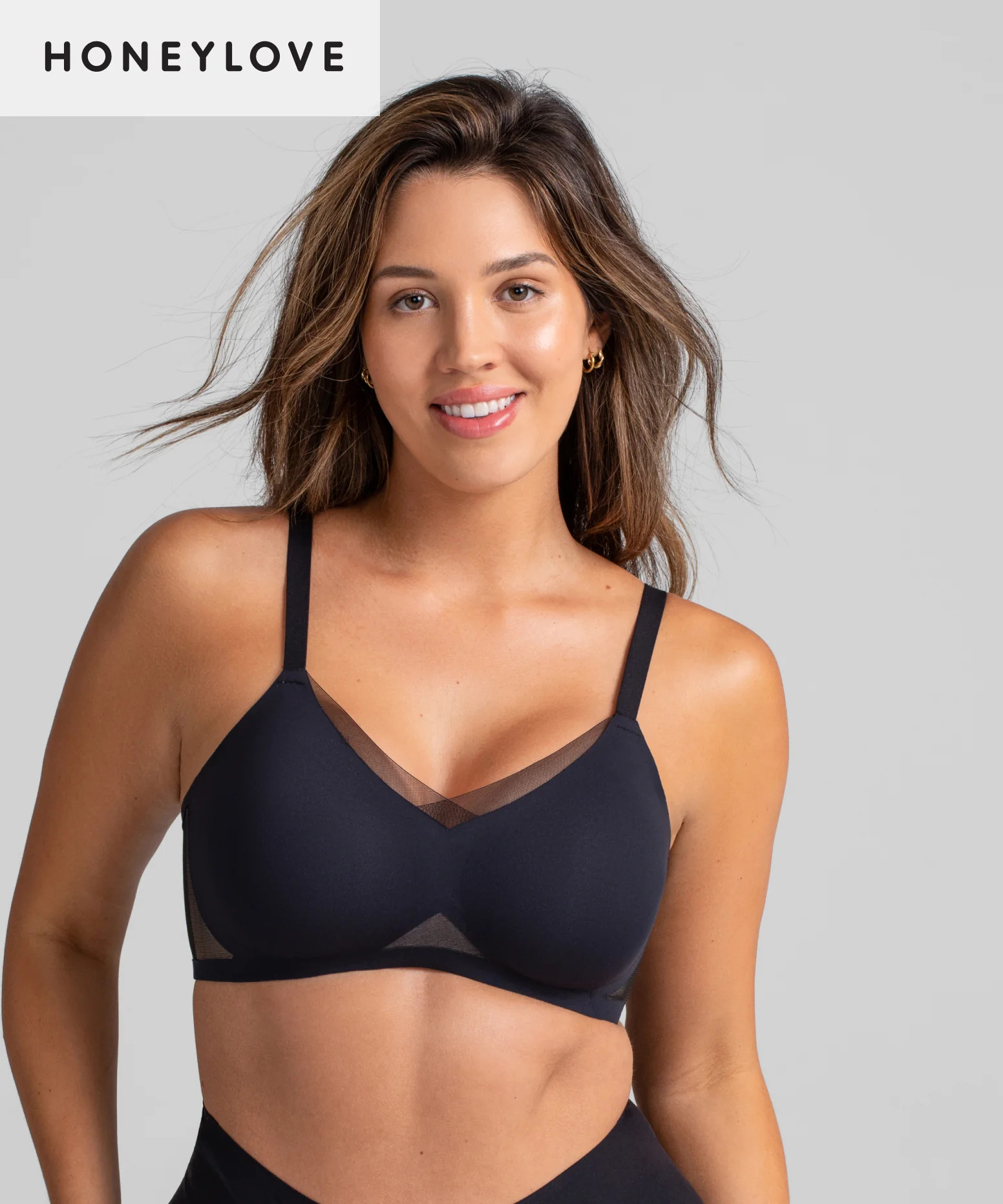 Lace CrossOver Bra: product details | Honeylove