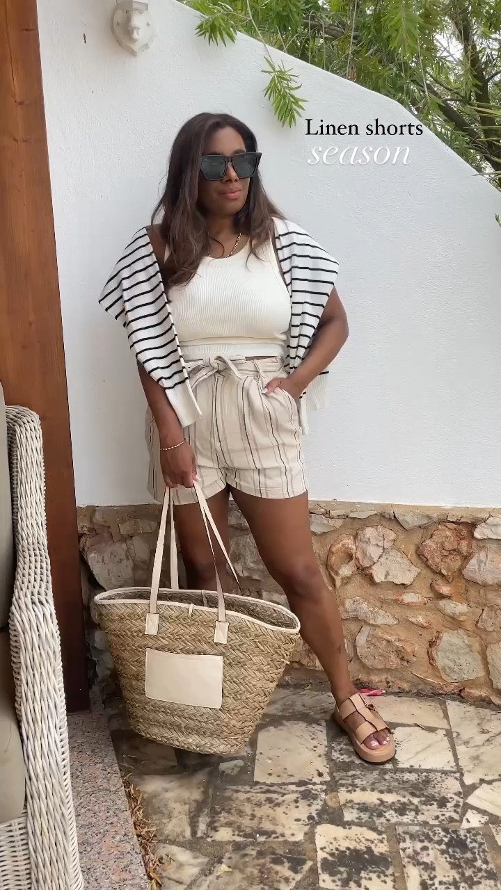 Top is linked
Cardigan is linked
Shorts are linked
Bag is old H&M. Alternative linked. 
Sandals are Pixie Girl
Sunglasses are linked 

#LTKstyletip #LTKeurope #LTKshoecrush