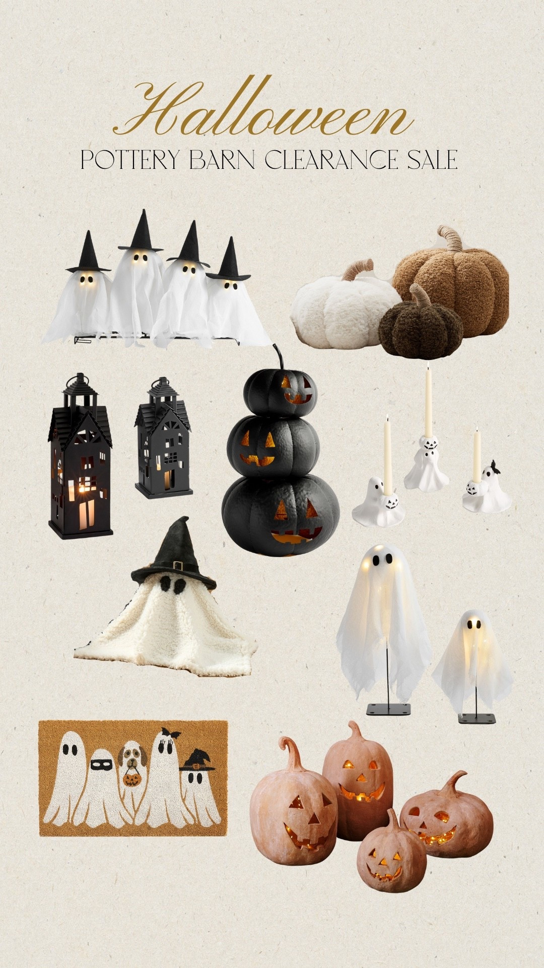Pottery Barn CLEARANCE SALE on Halloween decor! 🎃

Halloween home • ghost decor • pumpkin decor • spooky season • on sale

#LTKSeasonal #LTKHome