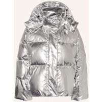 Maje Steppjacke Mit Abnehmbarer Kapuze silber | Breuninger (DACH)