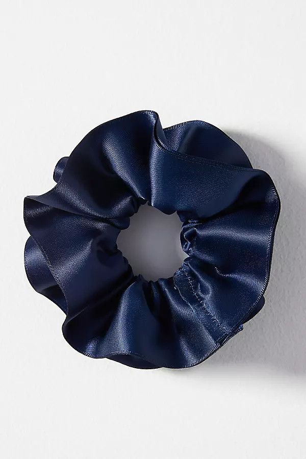 Ruffle Satin Scrunchie | Anthropologie (US)