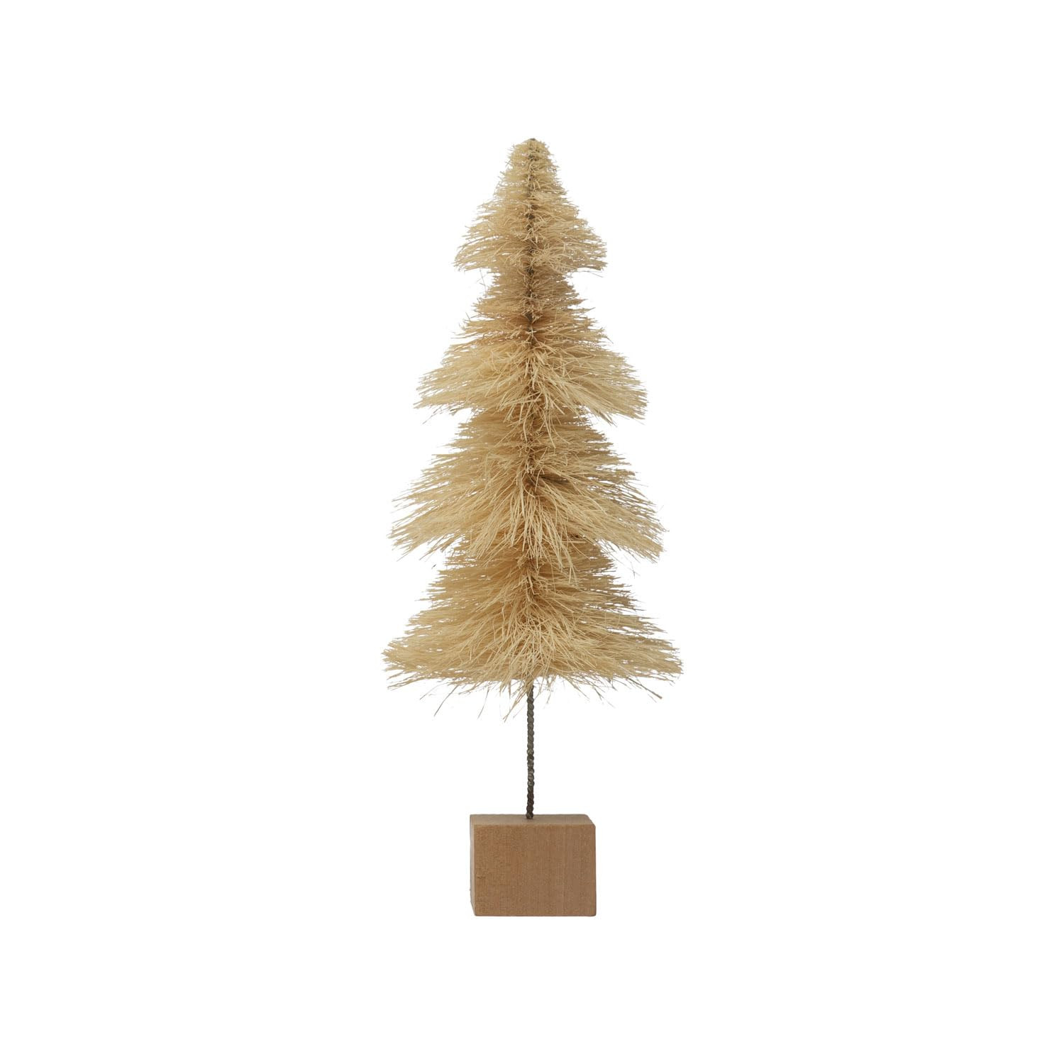Cream Sisal Bottle Brush Tree, 4.5" Round x 4.5" H, Wood Base by Creative Co-Op | Amazon (US)