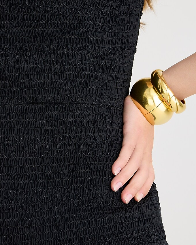 Smocked drop-waist dress in cotton poplin | J. Crew US