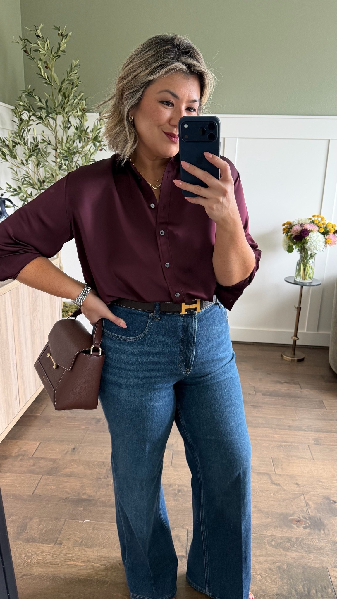 I’m wearing and XL in the blouse. The fit is generous—if in between, consider sizing down. If you prefer a loose fit, stay true to size. 

My typical size in all Authentic 360 jeans is an XL, petite. I initially ordered these in that exact size, however I decided to reorder a 1X (regular inseam). While they fit a bit more loose, I much prefer comfort over the label in my pants. These jeans just happen to run a bit smaller than the others, but that’s what I’m here for–to test it out and let you know exactly how they fit so you can make the best decision for yourself when ordering!

Use code CMCLAIREXSPANX for 15% off your first purchase + free shipping, excluding sales.

#LTKootd #LTKOver40 #LTKMidsize