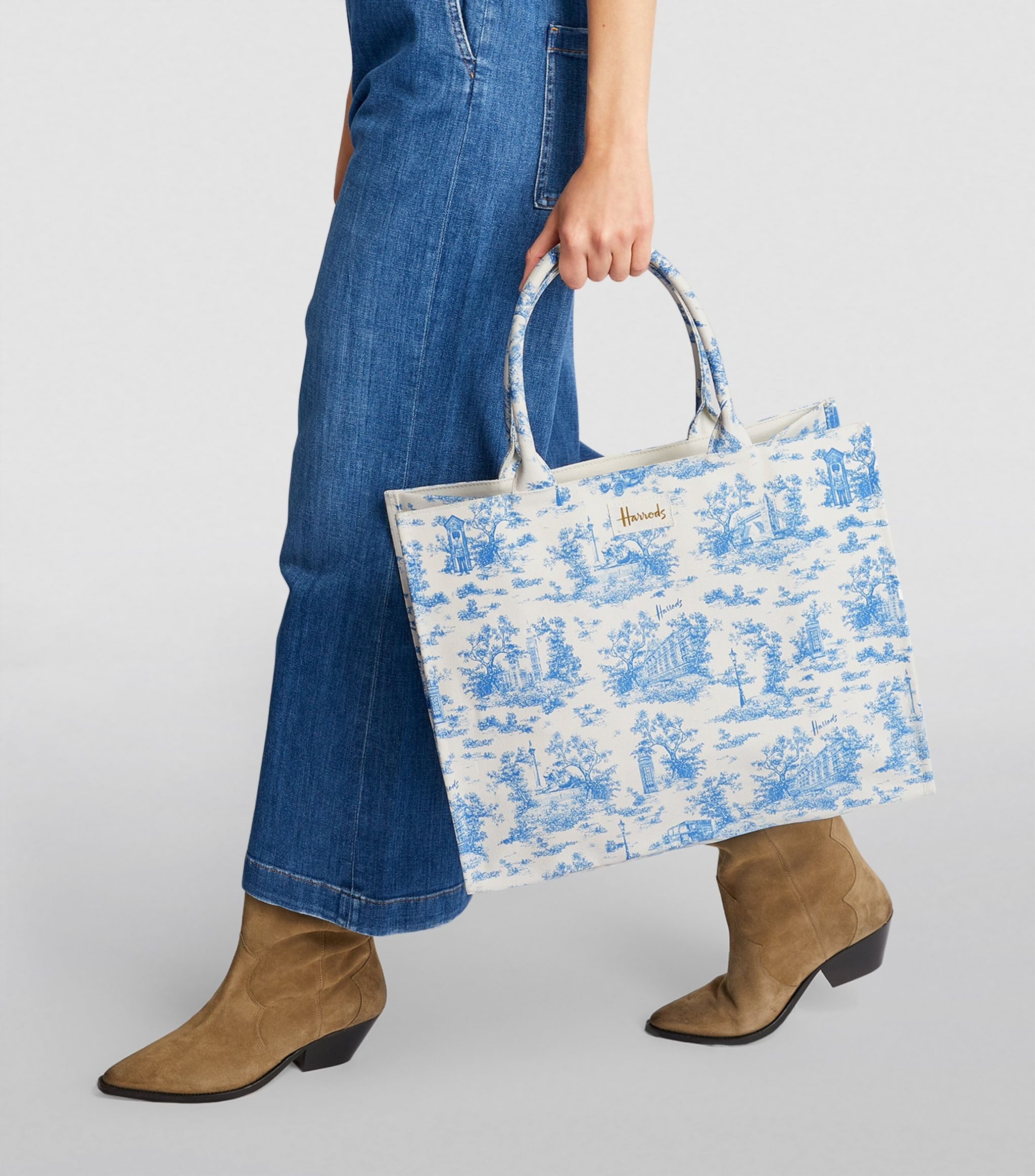 Toile Grocery Shopper Bag | Harrods