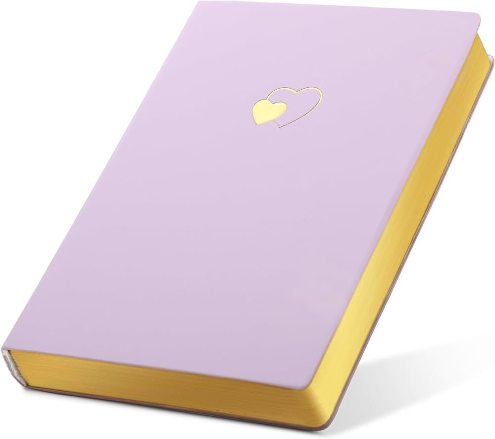 CAGIE Cute Diary Journal for Women A5 Lined Journals for Writing with Heart-Shaped Soft Cover Jou... | Amazon (US)