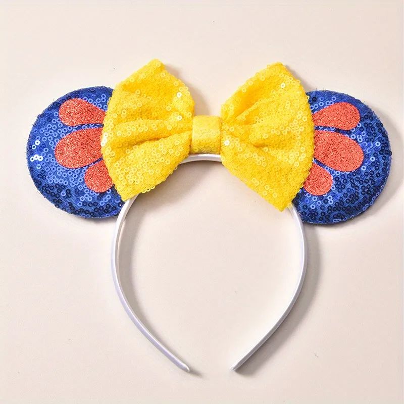 Creative Cute Cartoon Sequin Bow Mouse Ear Shaped Headband Decorative Hair Accessories For Holida... | Temu Affiliate Program