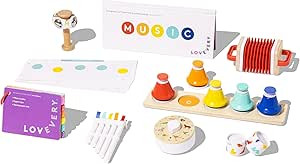 Lovevery | The Music Set | 6 Musical Instruments and Rhythm & Songs Book, Preschool Education and... | Amazon (US)
