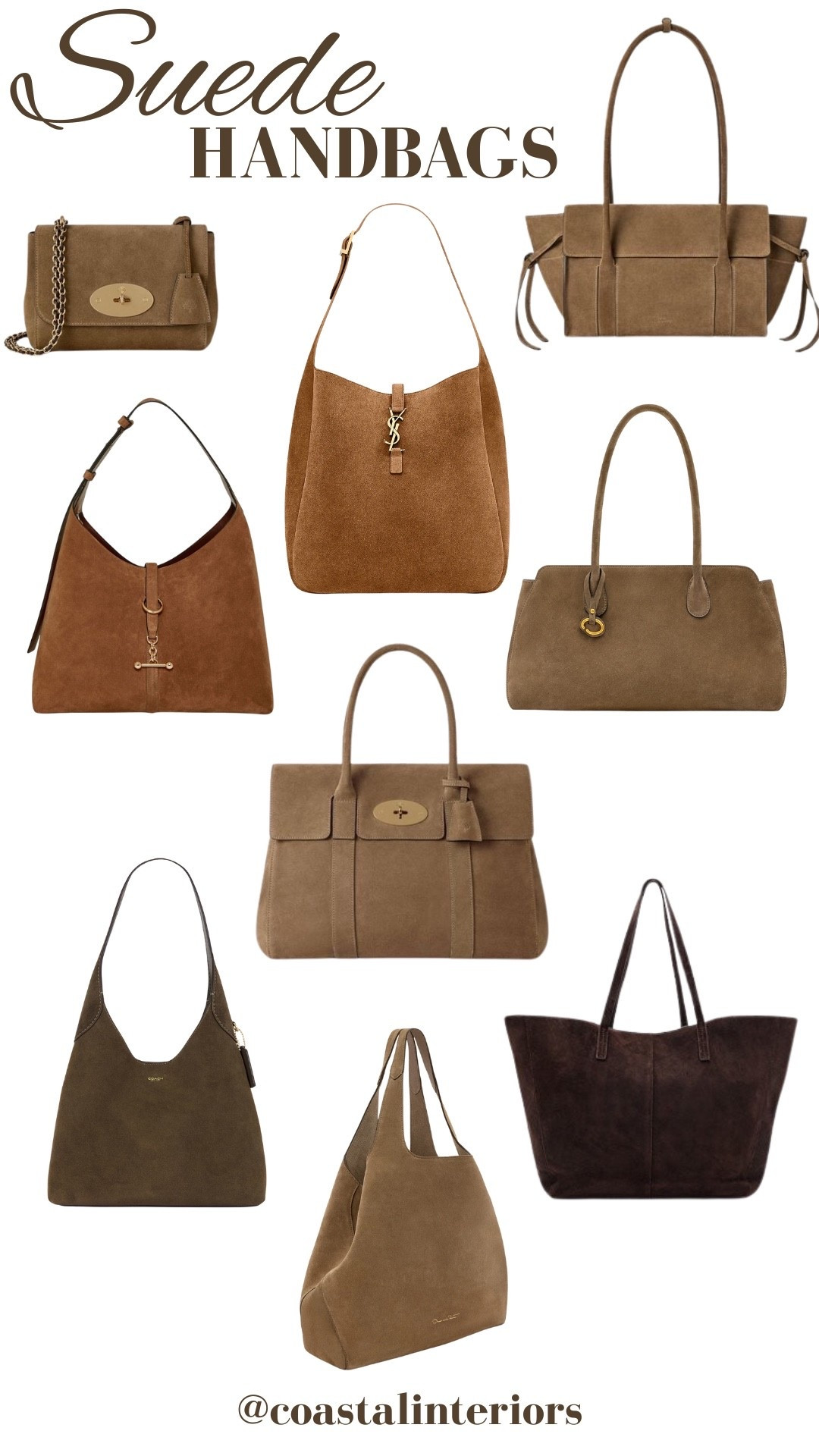 Quality brown suede handbags for fall and winter.

#LTKGiftGuide #LTKCyberWeek