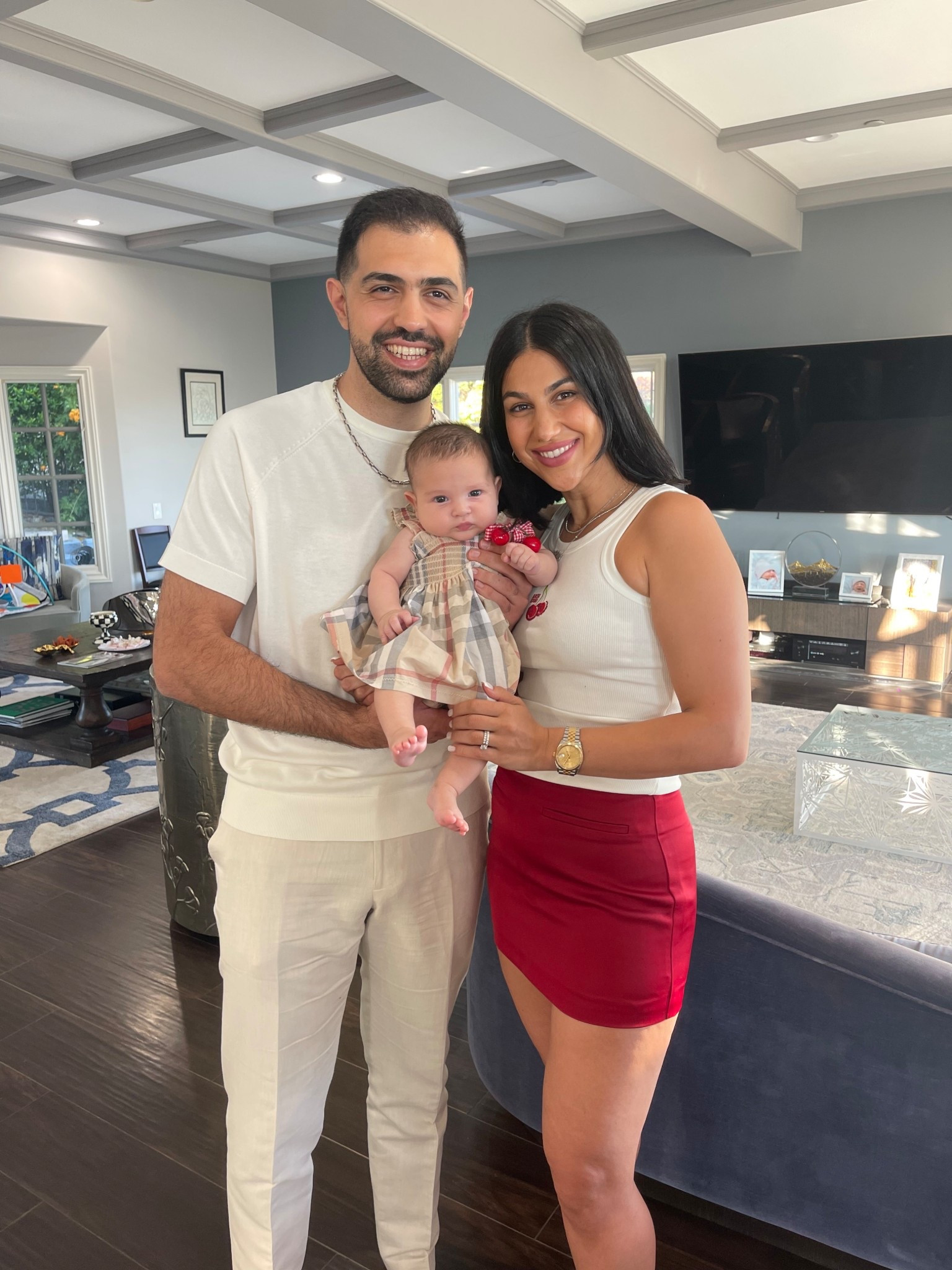 Family fits for Lily's cherry themed welcome baby 🍒

#LTKMens #LTKBaby #LTKFamily