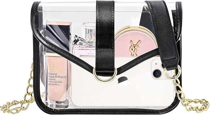 ProCase Clear Purse for Women, Crossbody Handbag Stadium Approved See Through Shoulder Bag for Co... | Amazon (US)