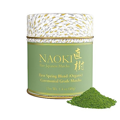 Naoki Matcha Organic Ceremonial First Spring Blend – Authentic Japanese First Harvest Ceremonial Grade Matcha Green Tea Powder from Kagoshima, Japan (40g / 1.4oz) | Amazon (US)