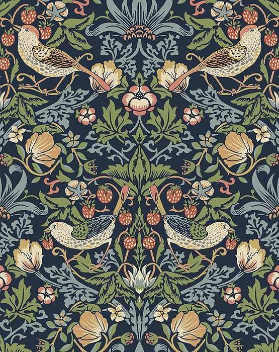 NextWall Aves Garden Peel and Stick Wallpaper (Midnight Blue) | Amazon (US)