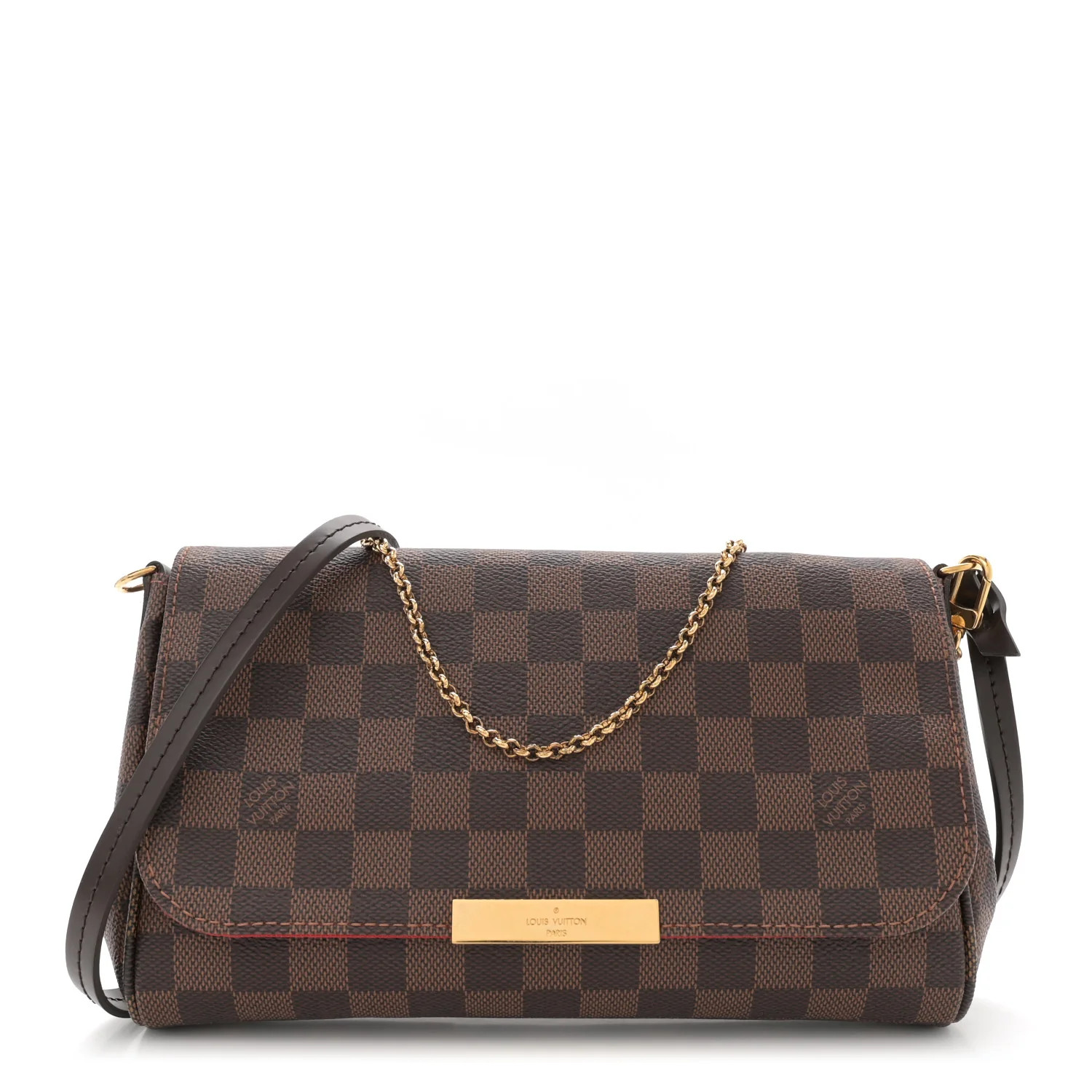 Damier Ebene Favorite MM | FASHIONPHILE (US)