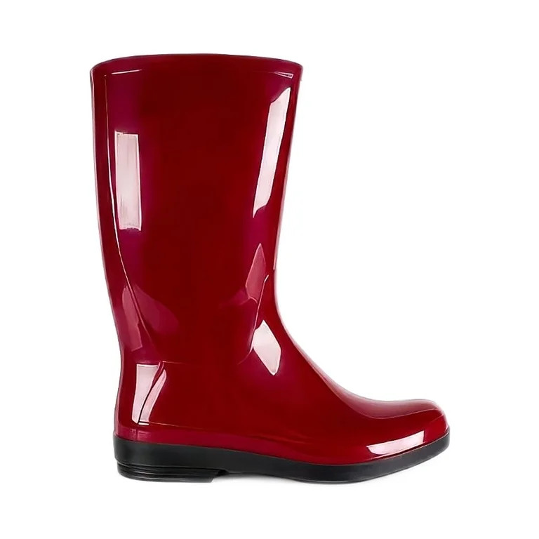 Time and Tru Women's Classic Rain Boots | Walmart (US)