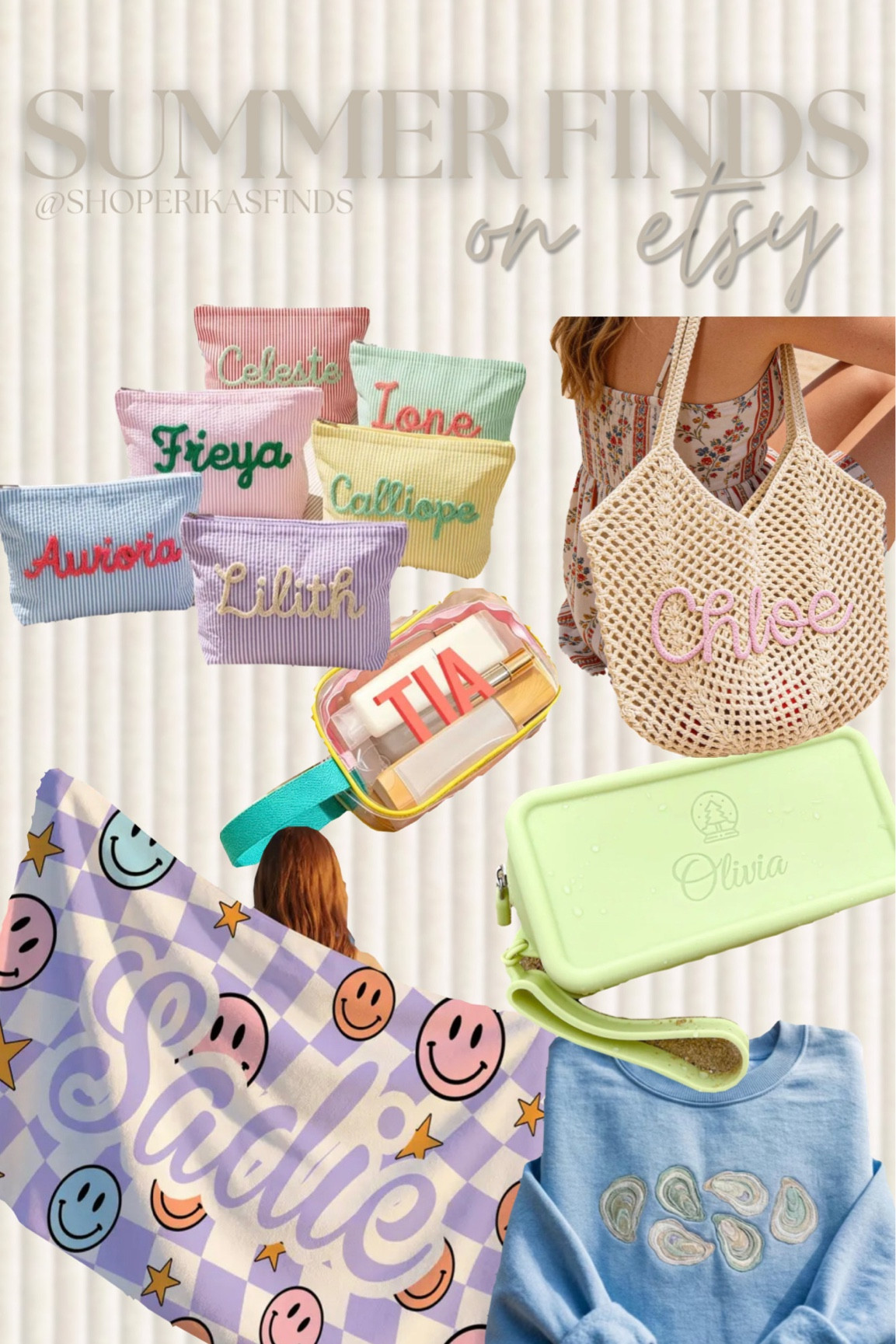 Summer finds on Etsy!

Beach bag summer cute beach towel pouches

#LTKSaleAlert
