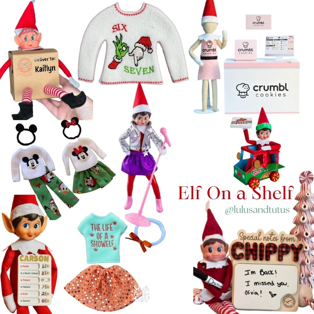 Elf on a shelf ideas! 



#LTKmomlife #LTKHoliday #LTKKids