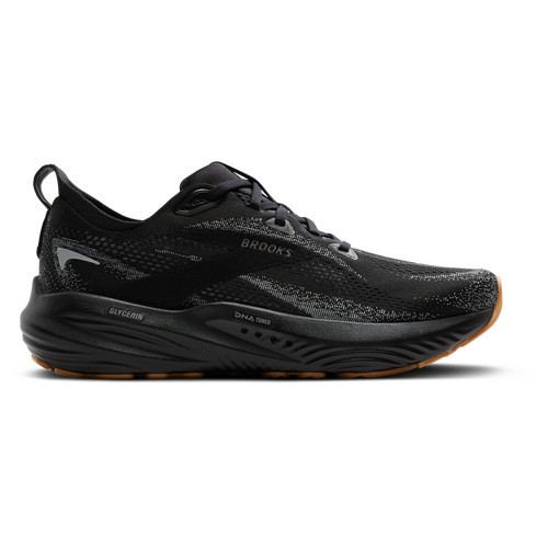 Brooks Mens Brooks Glycerin 22 - Mens Shoes Primer Grey/Black/Biscuit Size 10.0 | Foot Locker (US)