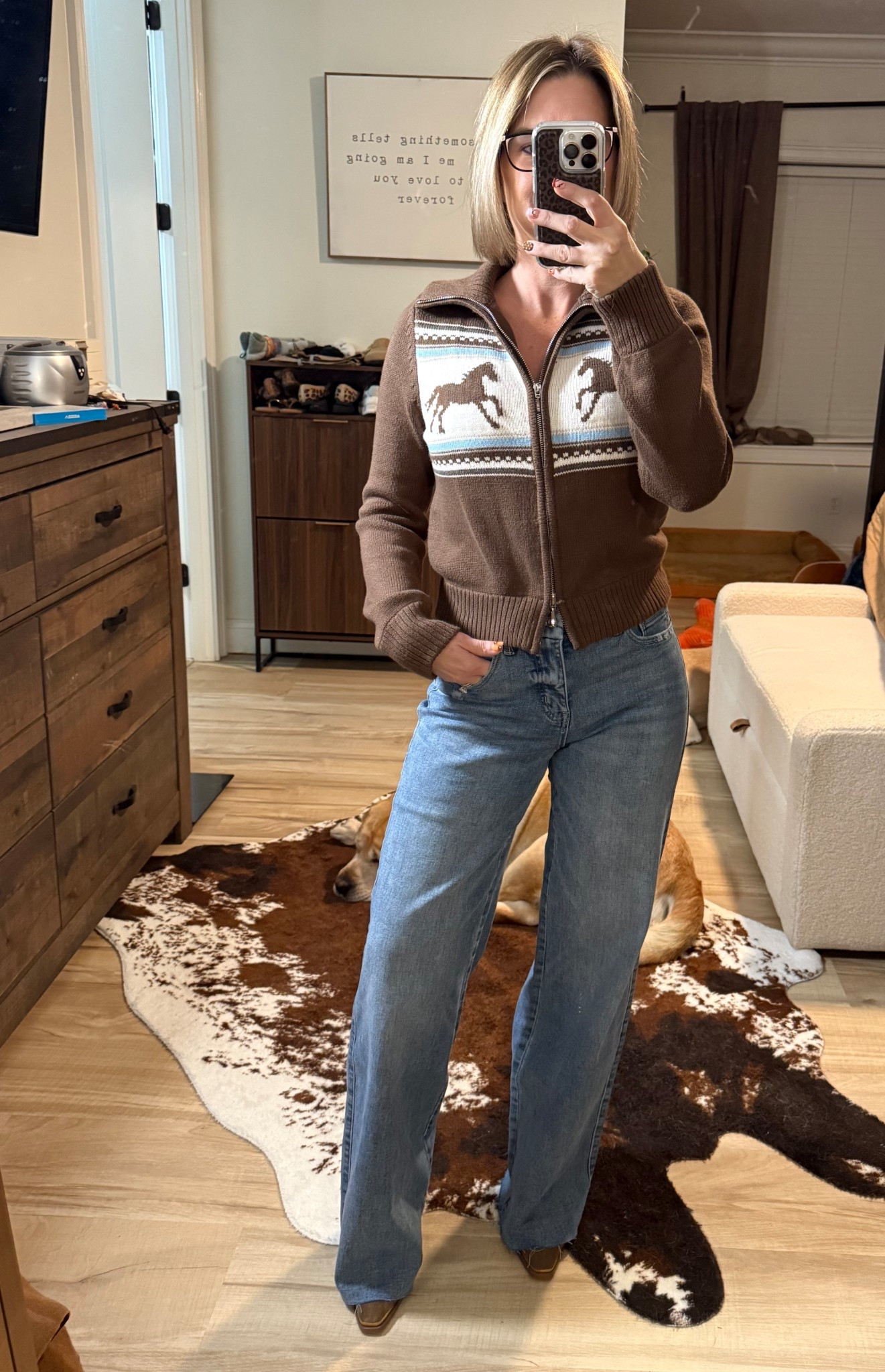 Sweater small, exact sweater is out of stock but I linked similar 
Jeans 26 but should have done 25. Very stretchy 
Boots TTS

#LTKPetite #LTKOver40 #LTKStyleTip