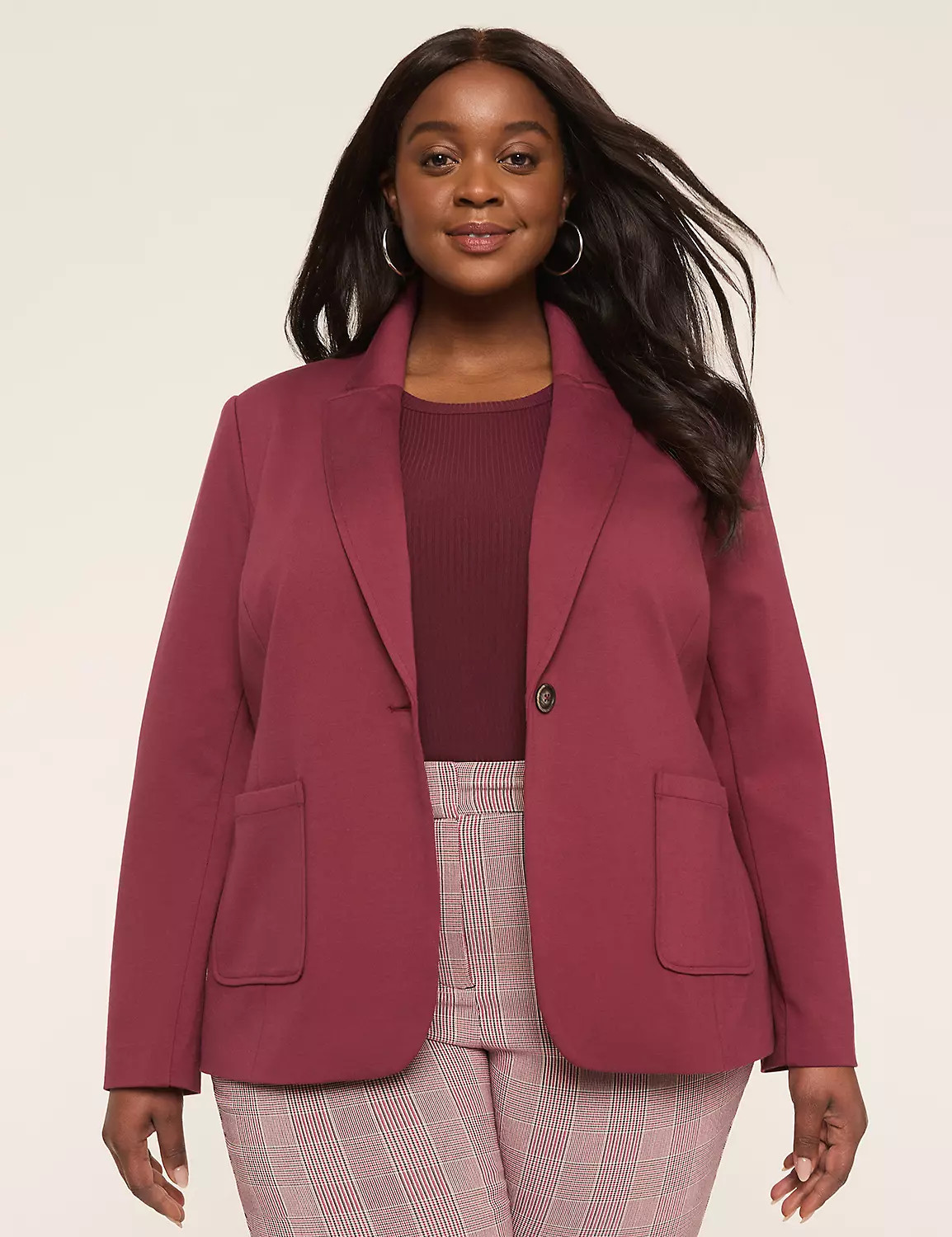 Essential Ponte Blazer | LaneBryant | Lane Bryant (US)
