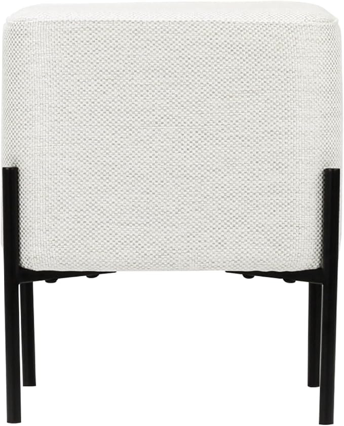 Get Set Style Pouf Ottoman Stool, Modern Vanity Stool Chair Upholstered Foot Rest Sofa Side Foot ... | Amazon (US)