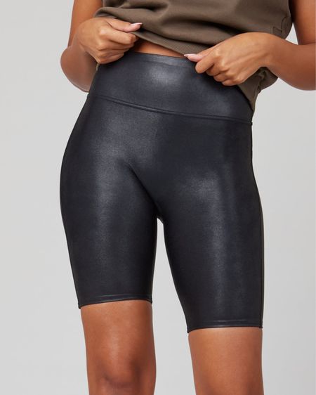 obsessed w these SPANX faux leather biker shorts 😍😍 can’t wait for the cyber week sales!!! #spanx #fauxleather

#LTKCyberweek #LTKSeasonal #LTKstyletip