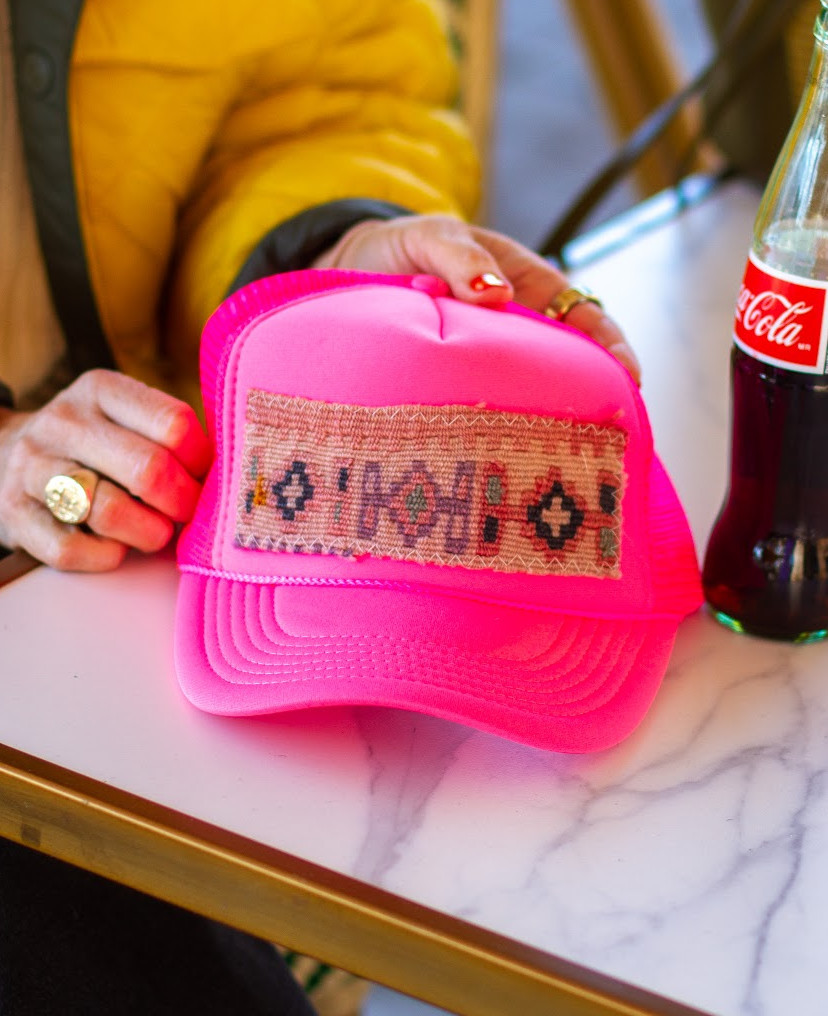 Kilim Patch Trucker 029 hot pink | Orijinal