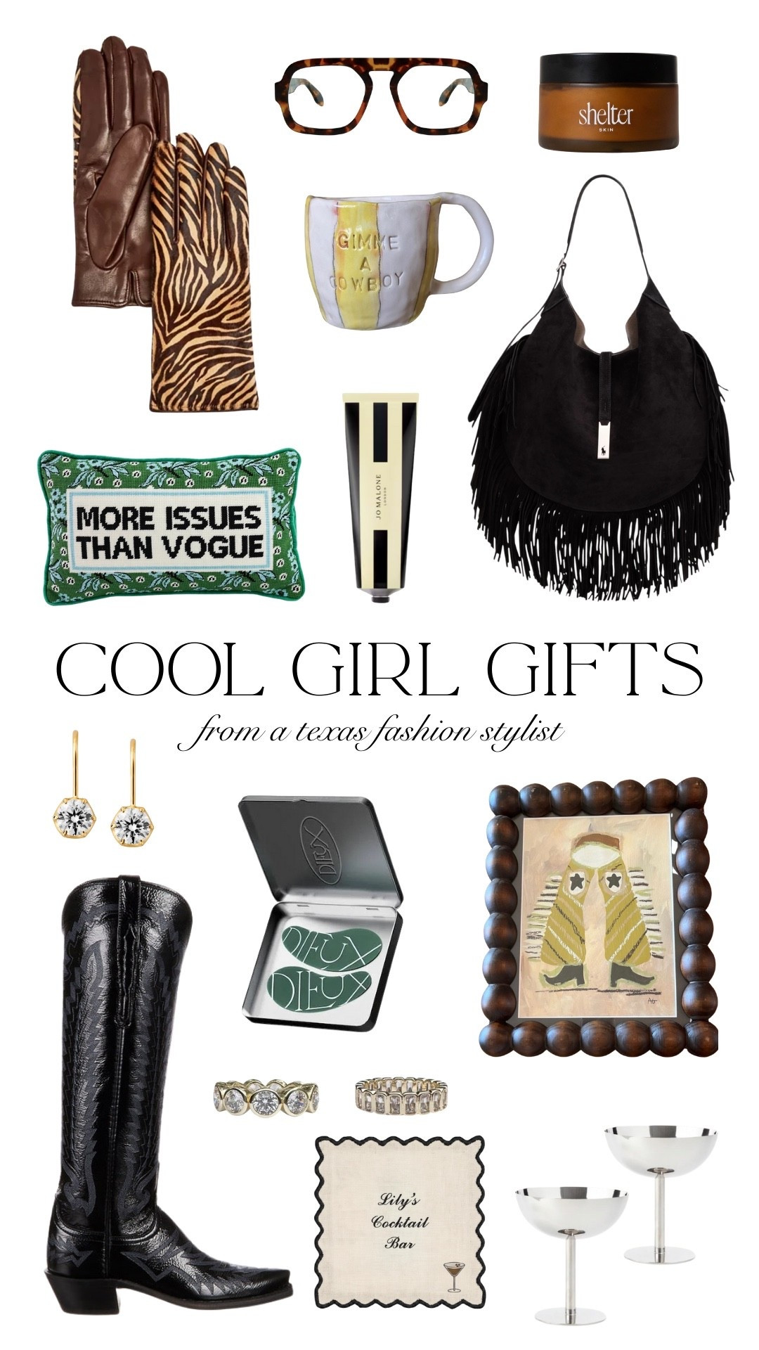 Cool Girl Gift Guide ✨ Perfect for any woman in your life: fashionable, chic, etc! 

Mug: Natalie Savaso 
Chaps Picture: Basketcase Dallas 
#giftguide #chicgifts

#LTKFindsUnder100 #LTKHoliday #LTKGiftGuide