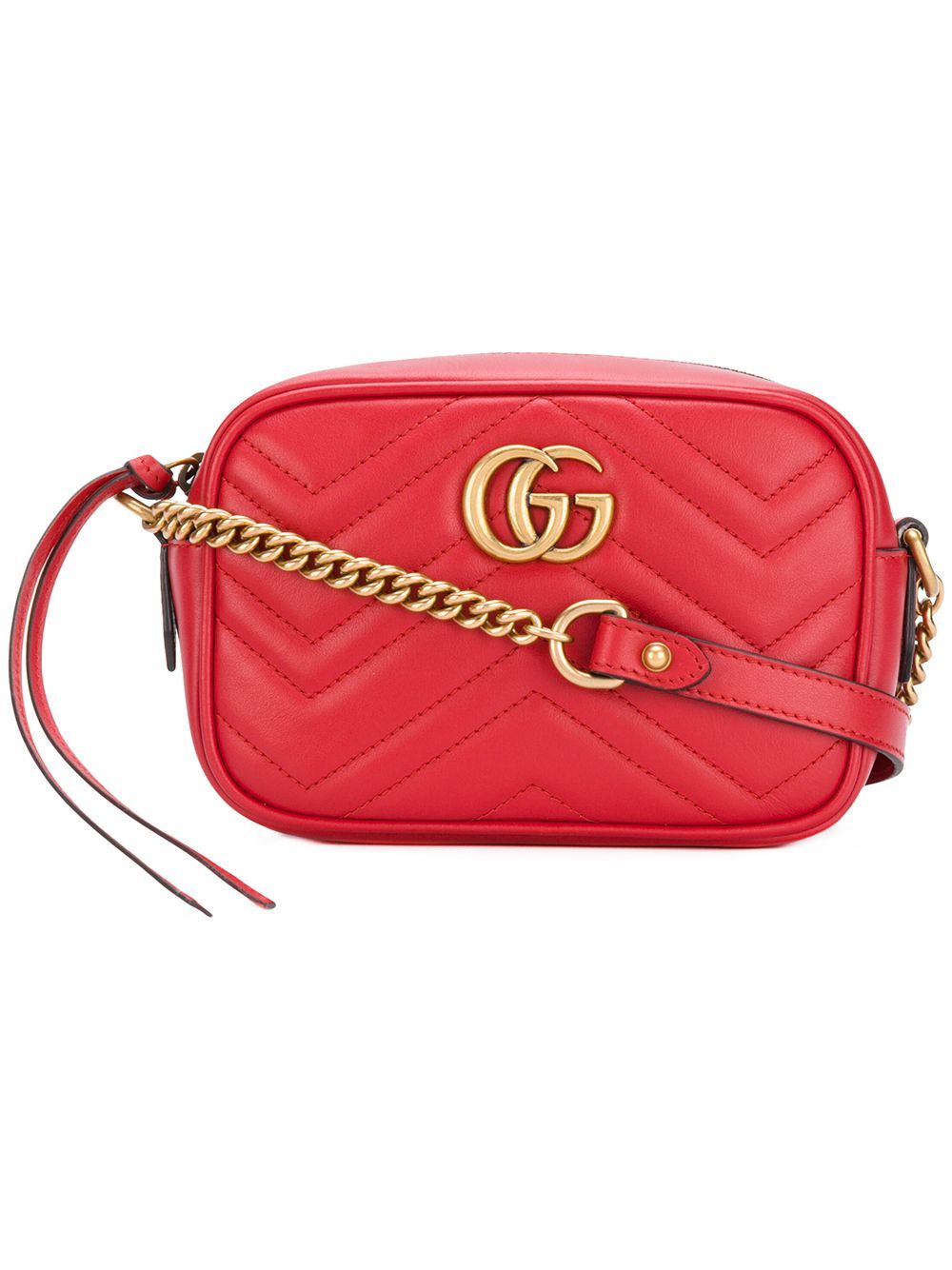 Gucci GG Marmont shoulder bag - Red | FarFetch US