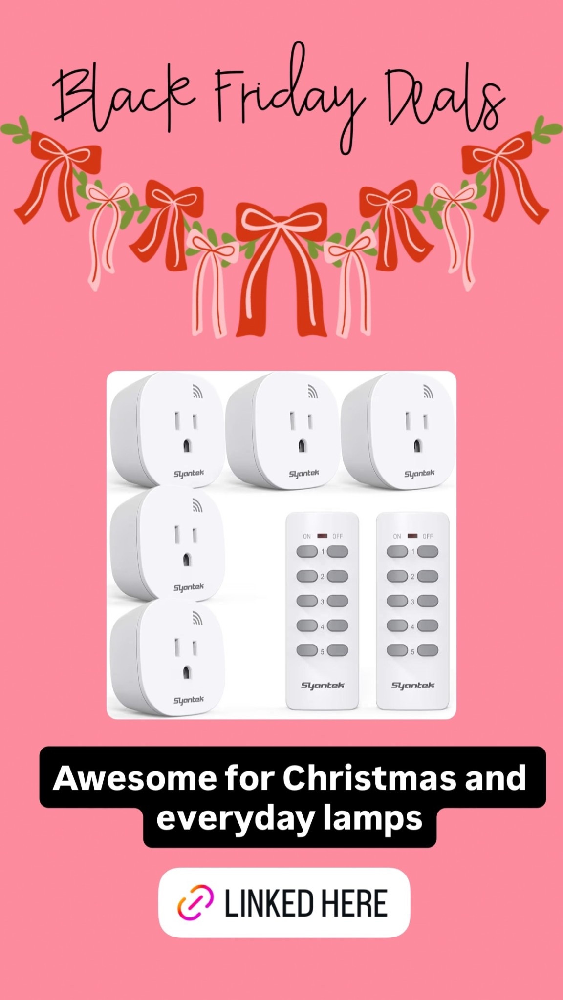 These remote outlets are genius!!! Awesome for Christmas and everyday lamps

#LTKGiftGuide #LTKHoliday #LTKmomlife