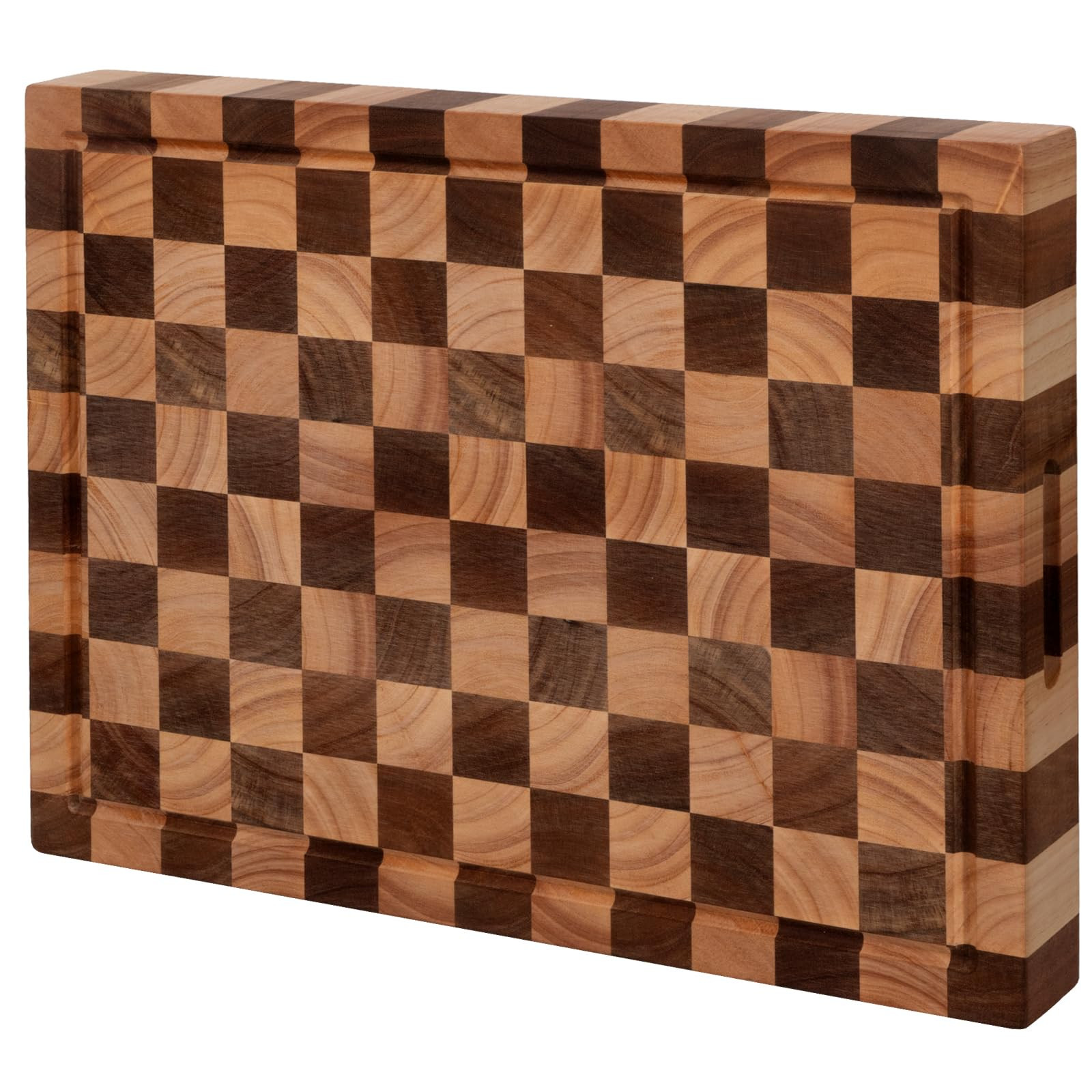 Acacia Wood Cutting Board 20x15x1.5 Inch, Butcher Block for Kitchen, Premium Acacia Cutting Board with Juice Groove, End Grain Made of Sustainable Acacia Wood | Amazon (US)