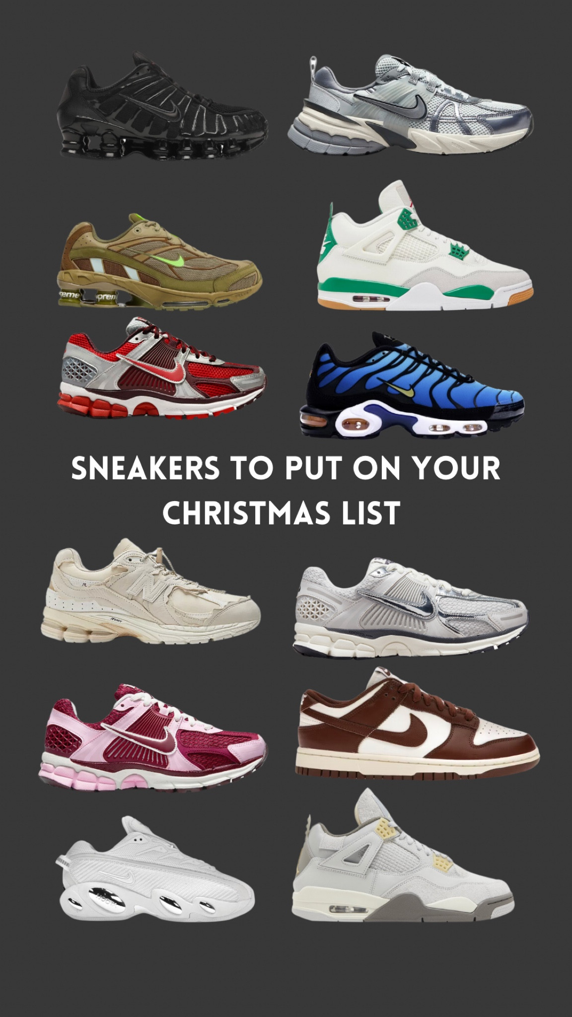 Here’s a round up of all my favorite sneakers that are must to add to your Christmas List this year 🎄✨

#LTKHoliday #LTKGiftGuide #LTKstyletip