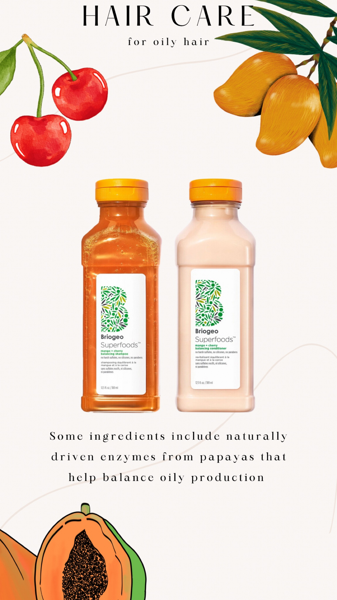 Briogio has easily become one of my favorite brands - this shampoo and conditioner duo is for the daily use for oily scalp/hair with an added bright & juicy scent  ✨  remember consistency is key to trying out a new product 🥭🍒 give it a go and let me know your results 🫶🏽

#LTKStyleTip #LTKSaleAlert #LTKBeauty
