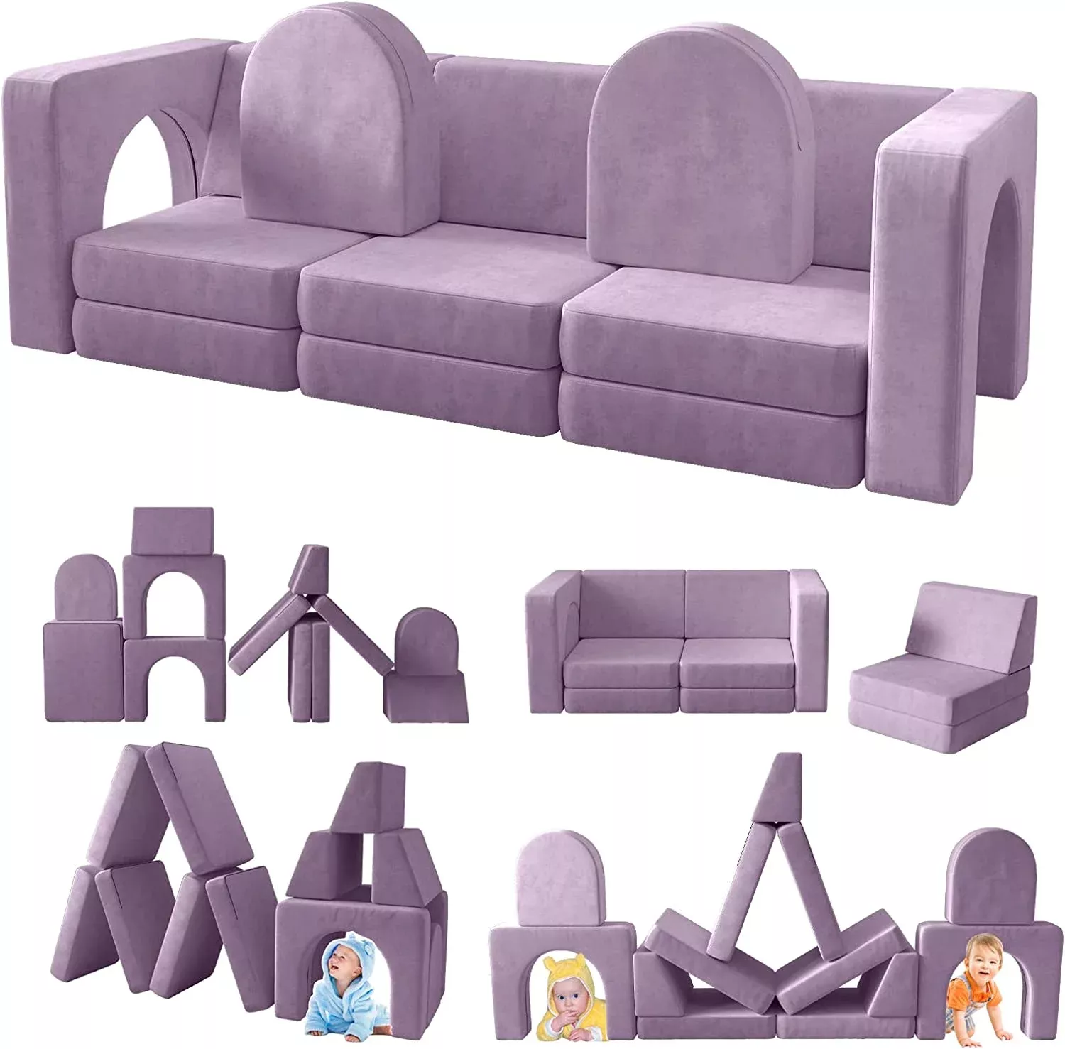 10PCS Kids Couch Foam Play Couch curated on LTK