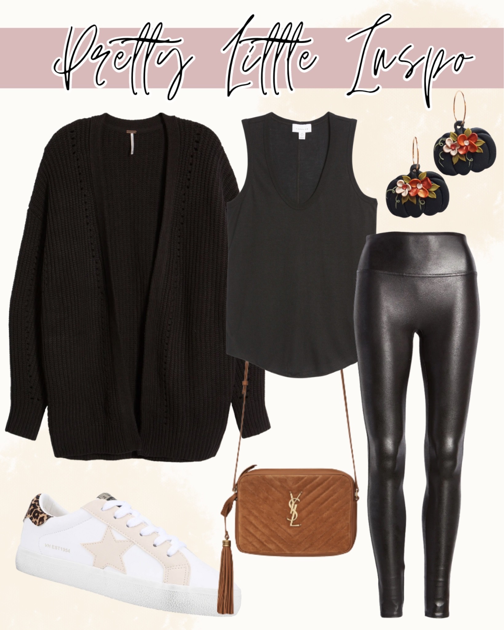 Black cardigan, cardigan, fall outfits, fall outfit, leggings, faux leather leggings, star sneakers, sneakers, white sneakers, fall fashion, fall style, fall sweater, leather leggings

#LTKunder100 #LTKshoecrush #LTKstyletip #LTKsalealert #LTKunder100 #LTKSeasonal
