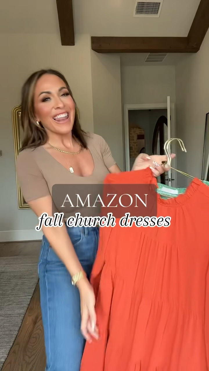 cute fall transitional dresses for church! 🤍⛪️🕊️

wearing a small in both. fits tts 

saved under september finds 

#amazondresses #amazonfavorites #sundaybest #fallfashiontrends #fallstyle #falldresses #fallfashion #amazonfallfashion #amazonfashion 

#LTKover40 #LTKSeasonal #LTKstyletip