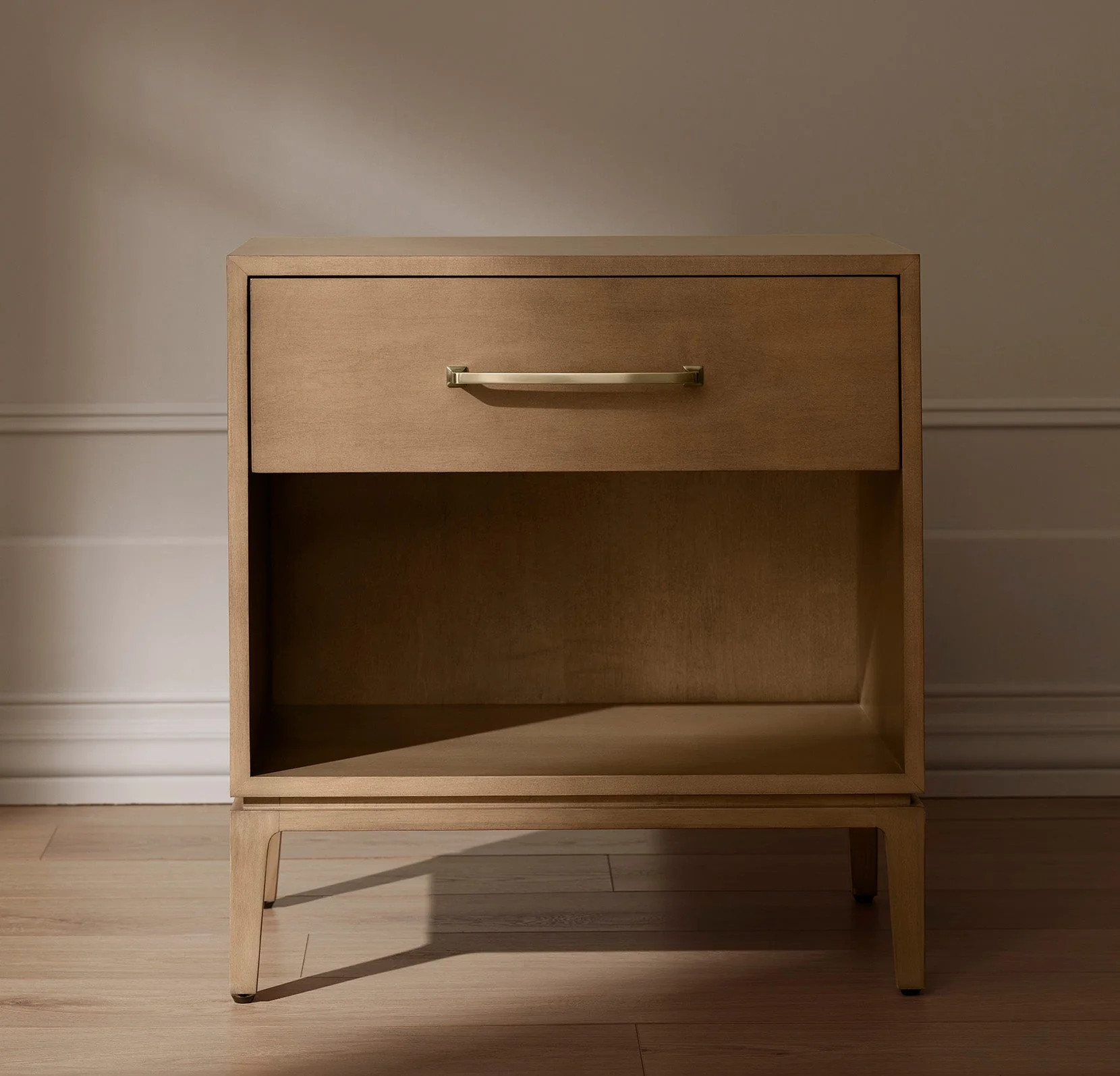 Single Drawer Wood Nightstand | Boll & Branch