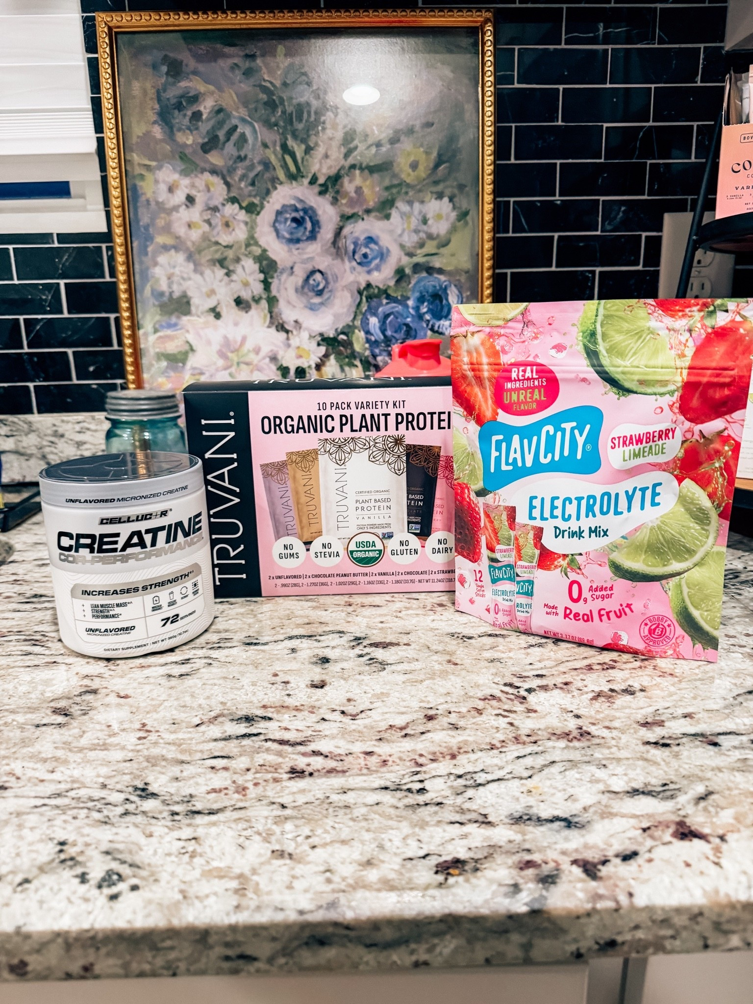 Health journey , protein , creatine, and electrolyte drink drinks, all clean

#LTKfitnessgoals #LTKActive #LTKfoodie