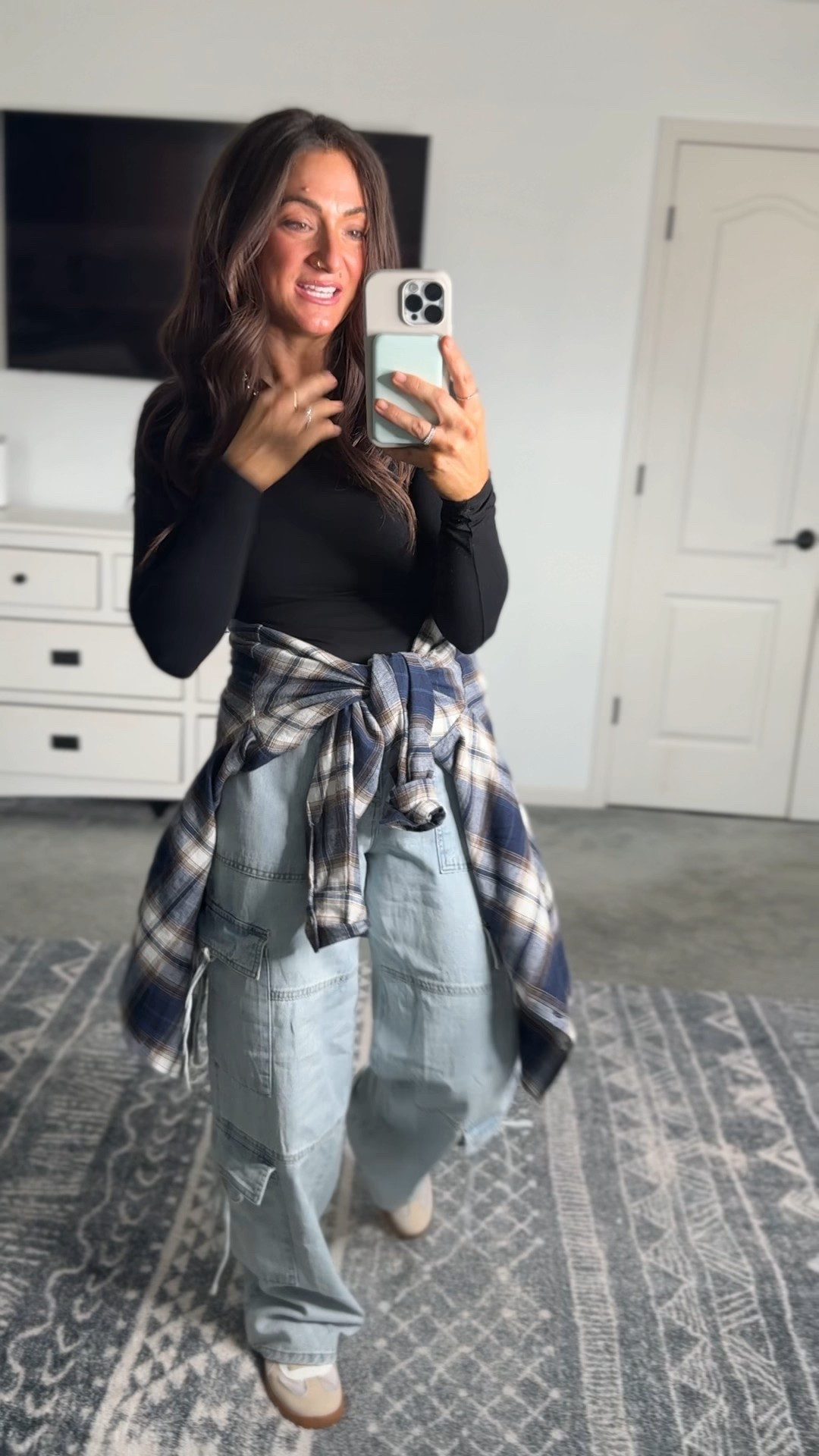 Mike sneakers for fall! Under $18!! TTS. These double lined tops are also such a good look for less! The plaid is perfectly oversized, soft, and has pockets! Only $17!! 

#LTKFindsUnder50 #LTKStyleTip #LTKSeasonal