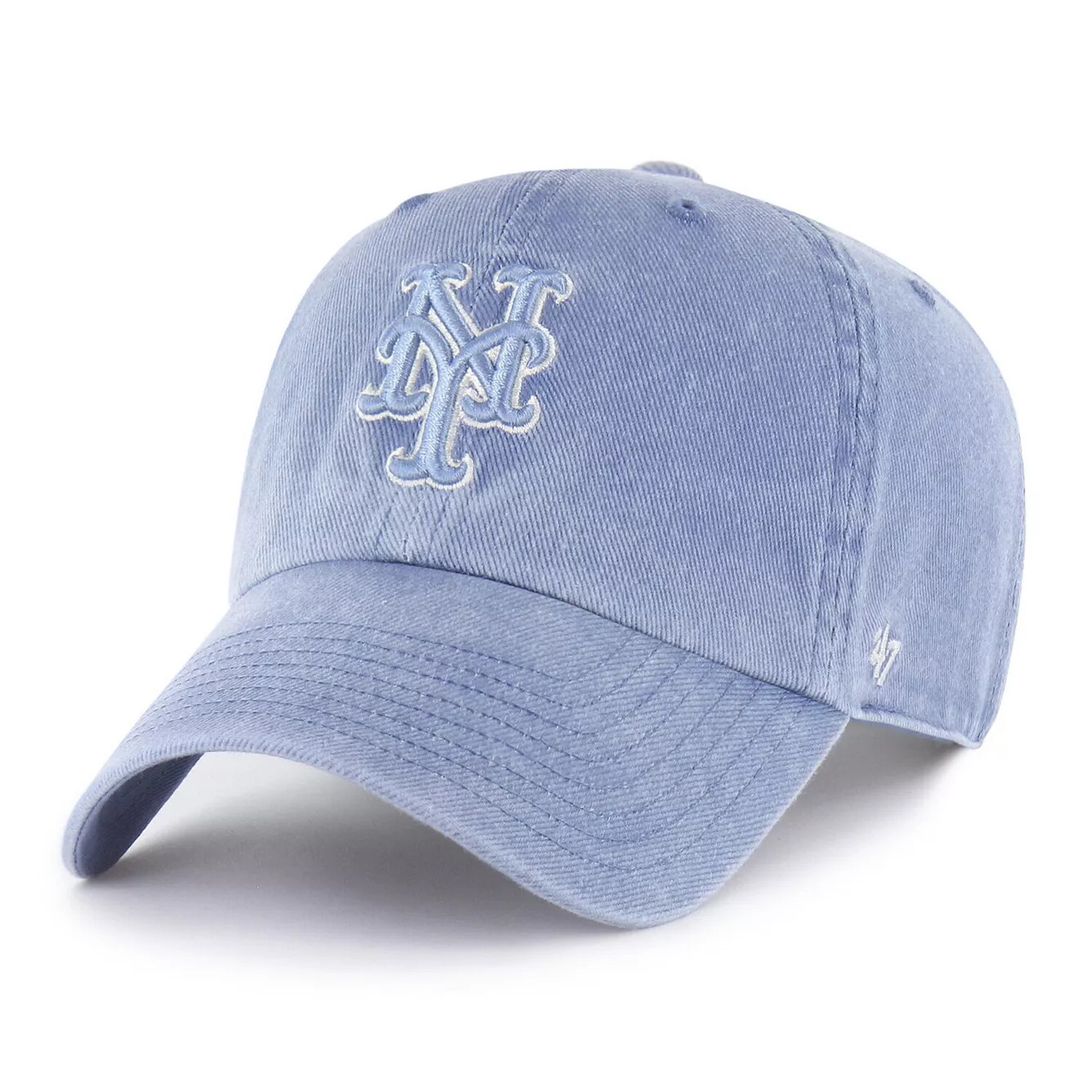 Men's '47 Light Blue New York Mets Pigment Clean Up Adjustable Hat | Kohl's