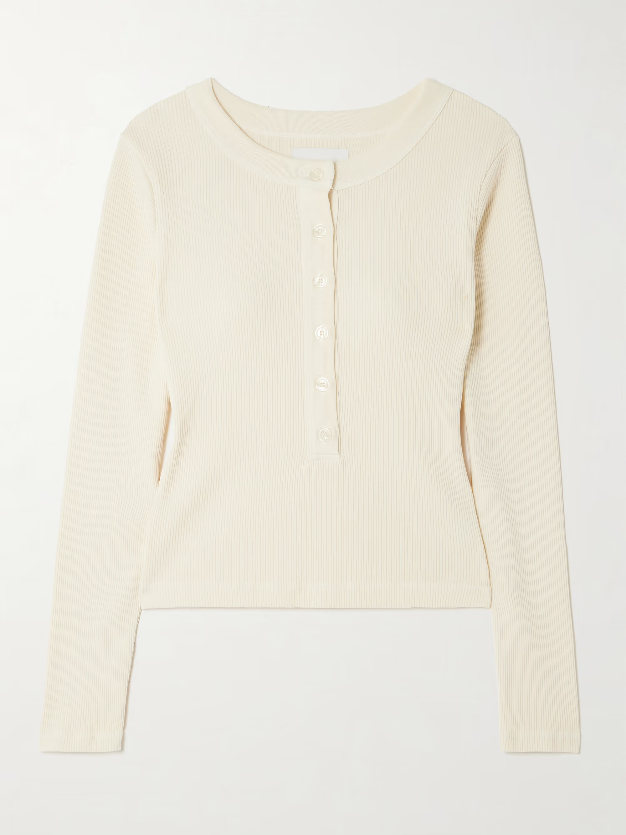 Varra ribbed jersey Henley top | NET-A-PORTER (UK & EU)