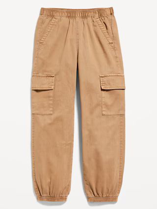 Twill Cargo Jogger Pants for Girls | Old Navy (US)