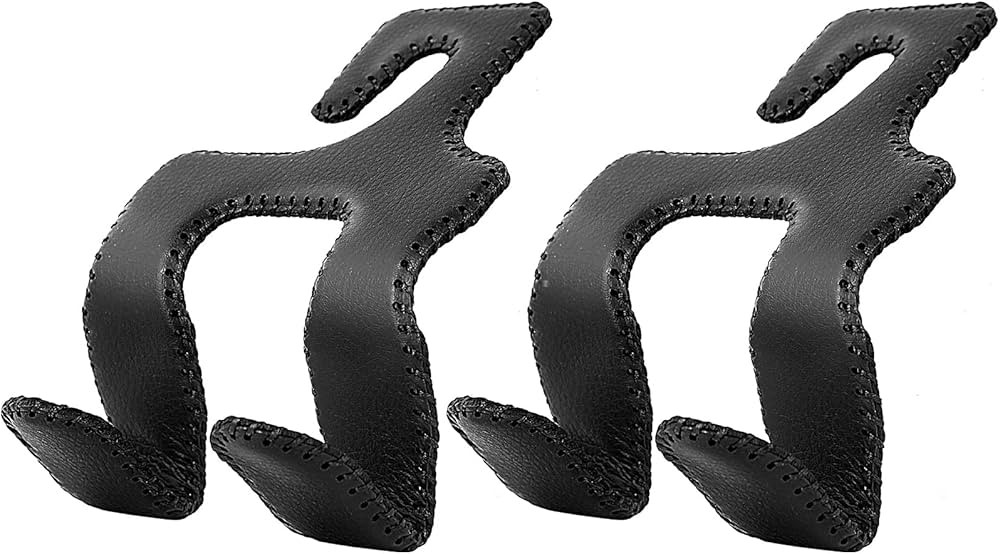 Car Headrest Hooks for Purses and Bags, Upgraded 2 in 1 Cars Back Seat Head Rest Hanger Vehicle L... | Amazon (US)
